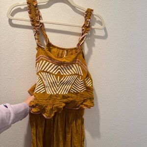 Free People Cotton Two Piece Set